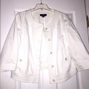 Talbots White Jacket